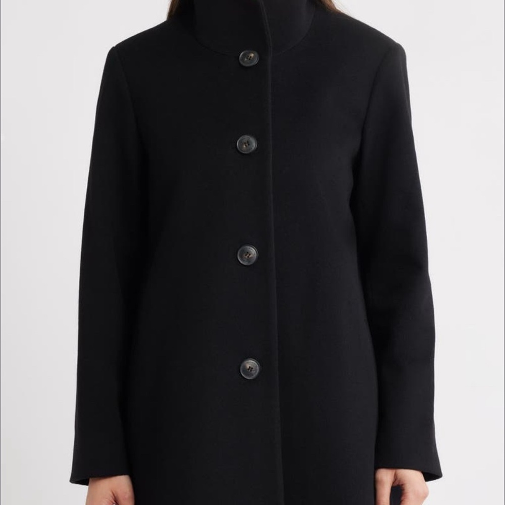 Full length 100% wool dress Coat -Fleurette